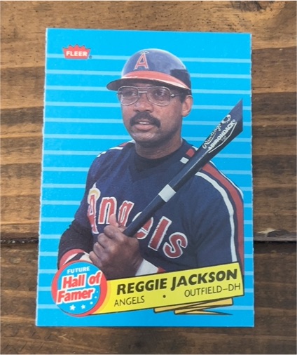 1986 Fleer Future Hall of Famers #6 Reggie Jackson — front