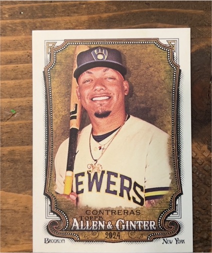 2024 Topps Allen & Ginter #196 William Contreras — front