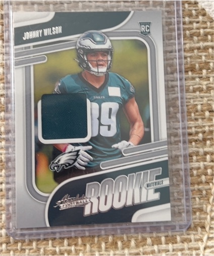 2024 Panini Absolute #ARM-JWN Johnny Wilson Absolute Rookie Materials — front
