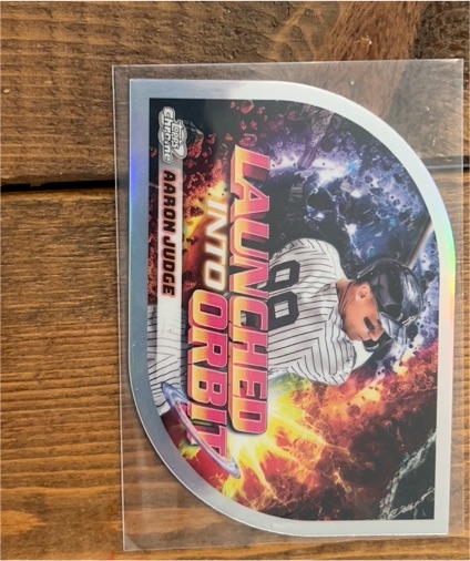 2024 Topps Cosmic Chrome Launched Into Orbit #LIO-23 Aaron Judge — front