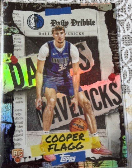 2025-26 Topps Daily Dribble #DD-31 Cooper Flagg — front