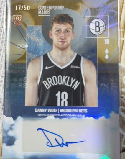 2025 Topps Contemporary Marks #CM-DW Danny Wolf — front
