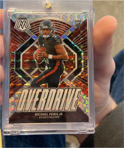 2024 Panini Mosaic Overdrive #4 Michael Penix Jr. — front
