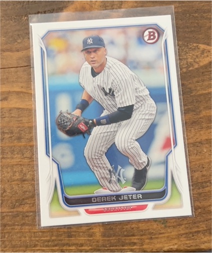 2014 Bowman #1 Derek Jeter — front