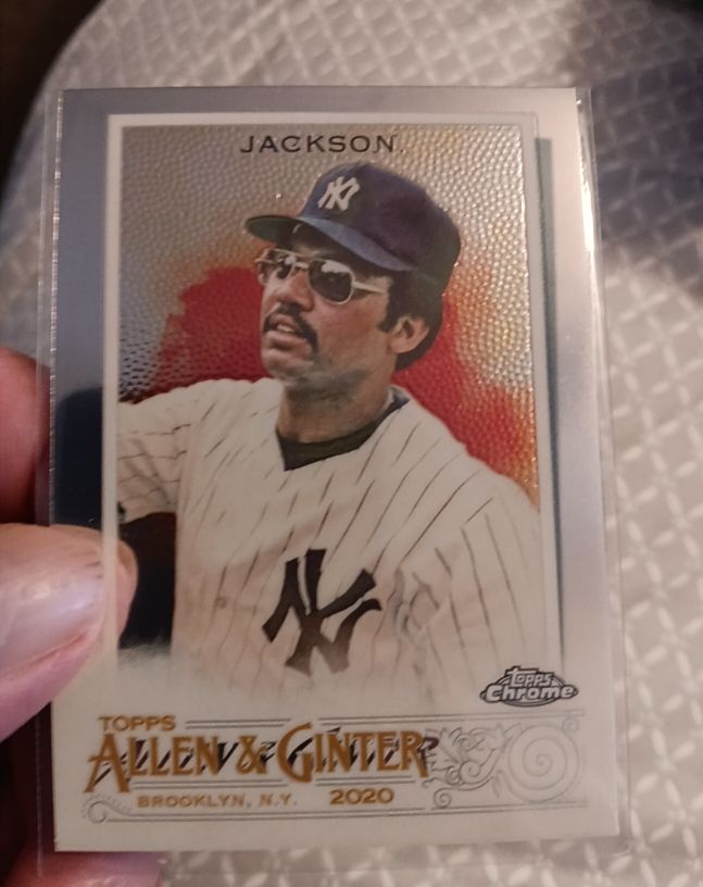2020 Topps Chrome Allen Ginter #109 Reggie Jackson — front