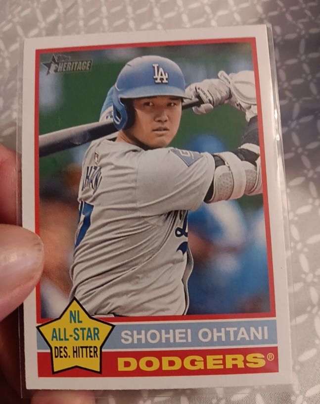 2024 Topps Heritage #148 Shohei Ohtani — front