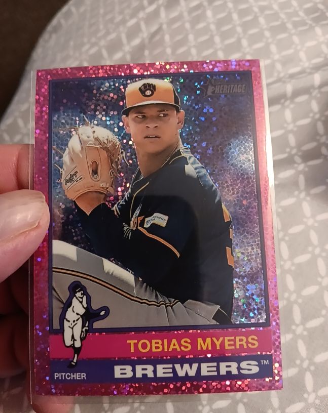 2025 Topps Heritage Chrome #137 Tobias Myers — front