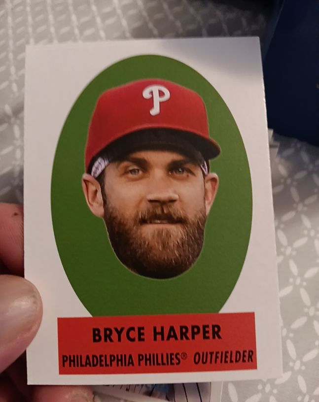 2021 Topps Archives 1963 Peel-Offs #69PO-8 Bryce Harper — front