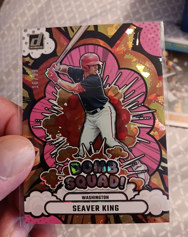 2025 Donruss #11 Seaver King Bomb Squad — front