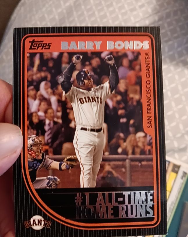 2007 Topps #HRK Barry Bonds #1 All-Time Home Runs San Francisco Giants — front