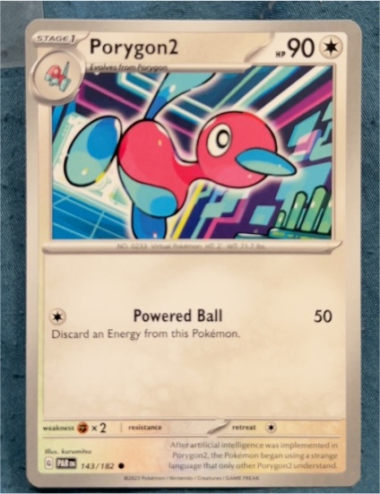 2023 Pokémon Scarlet & Violet Paradox Rift #143 Porygon2 — front