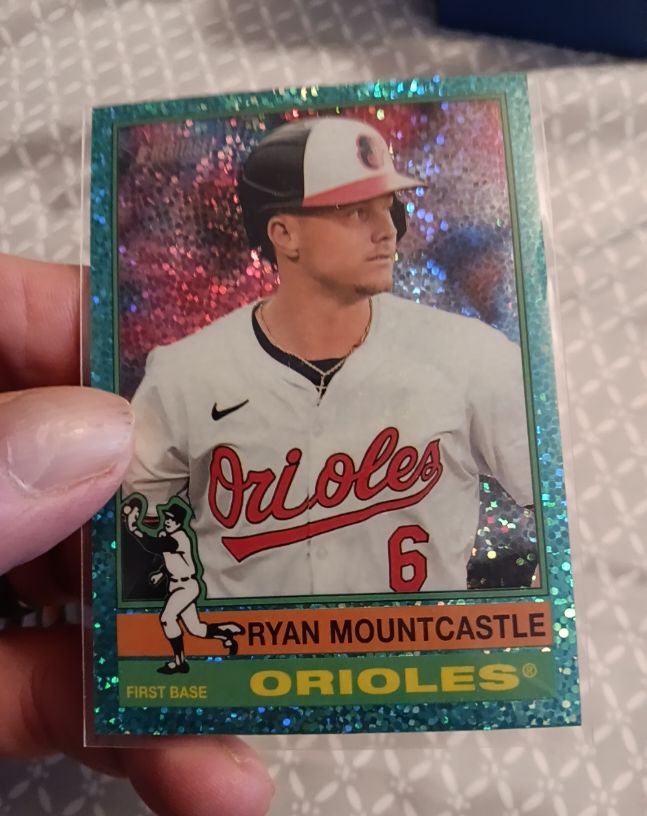2025 Topps Heritage #27 Ryan Mountcastle — front
