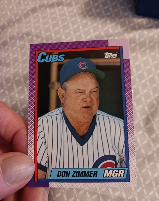 1990 Topps #549 Don Zimmer — front