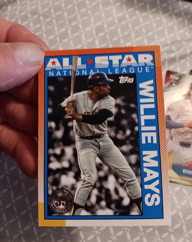 1990 Topps All-Star #90AS-30 Willie Mays — front