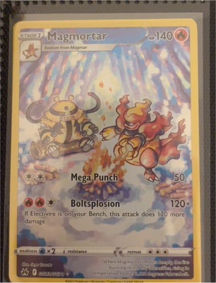 2023 Pokémon Crown Zenith #GG03 Magmortar — front