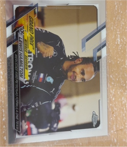 2021 Topps Chrome Formula 1 #152 Lewis Hamilton — front