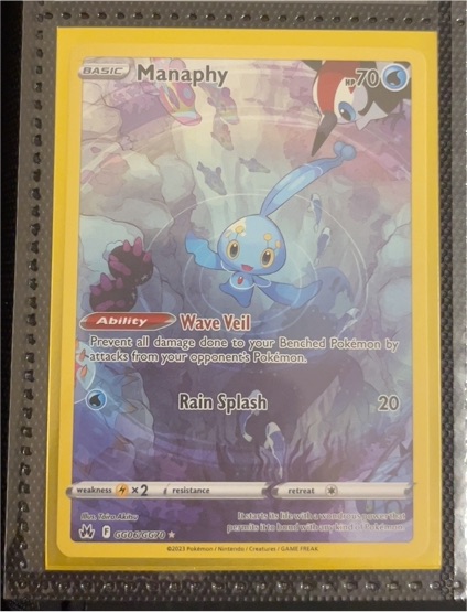 2023 Crown Zenith Galarian Gallery #GG06 Manaphy — front