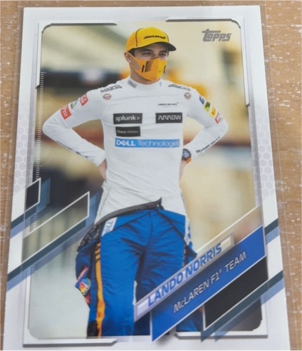 2021 Topps Formula 1 #52 Lando Norris McLaren F1 Team — front