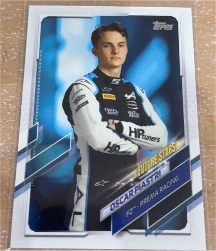 2021 Topps Formula 1 #59 Oscar Piastri — front