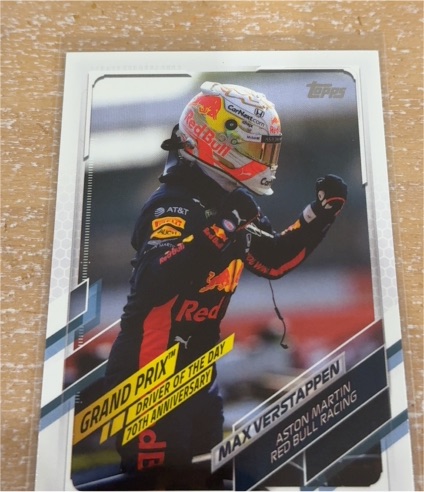 2021 Topps Formula 1 #167 Max Verstappen — front