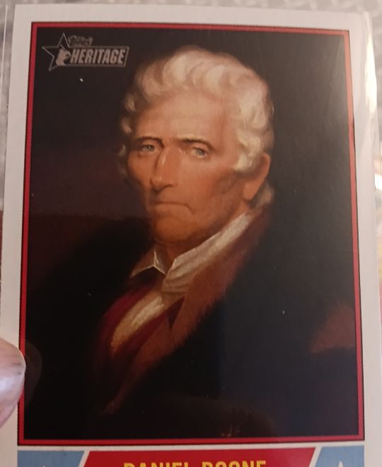 2025 Topps Heritage Notable Americans #NS-42 Daniel Boone — front
