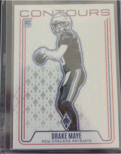 2024 Panini Phoenix #CON-DME Drake Maye Contours — front