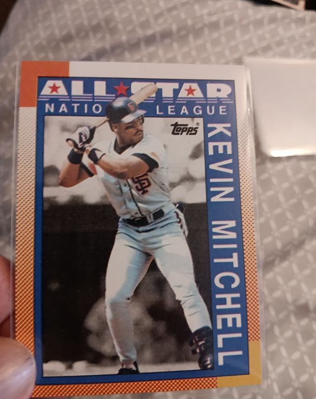 1990 Topps #401 Kevin Mitchell All-Star — front