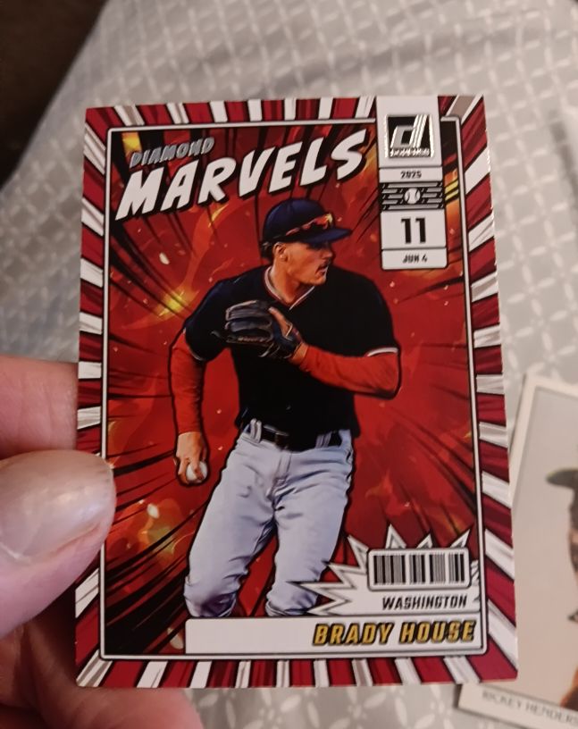 2025 Panini Donruss Diamond Marvels #12 Brady House — front