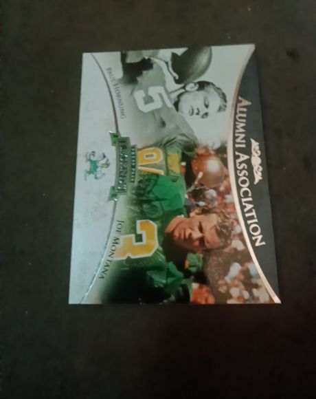 2008 Upper Deck Draft Edition Alumni Association Joe Montana — front