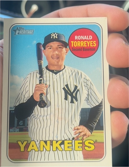2018 Topps Heritage #642 Ronald Torreyes — front