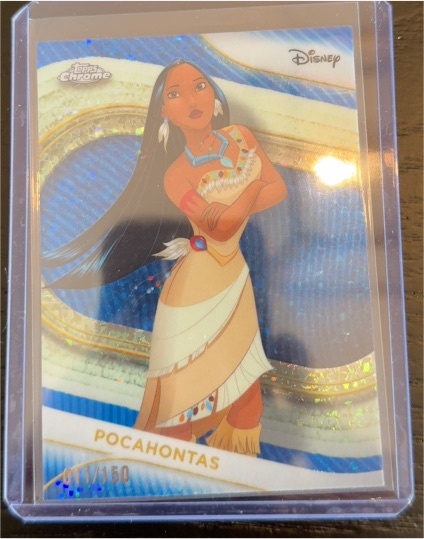 2025 Topps Chrome Disney #30 Pocahontas — front
