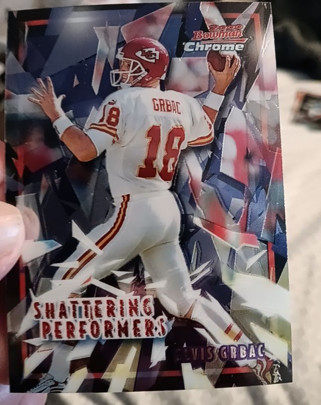 2000 Bowman Chrome Shattering Performers #SP5 Elvis Grbac — front