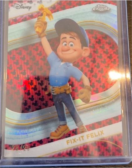 2025 Topps Chrome Disney #66 Fix-It Felix — front