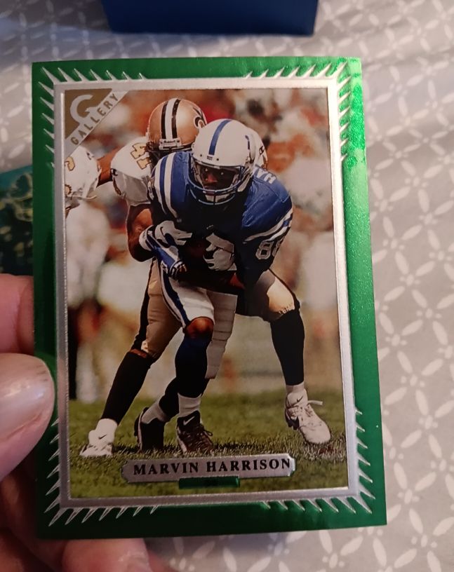 1997 Topps Gallery #39 Marvin Harrison — front