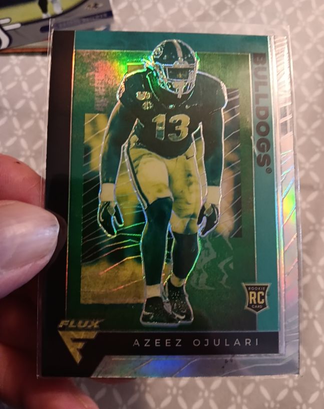 2021 Panini Chronicles Draft Picks Flux #250 Azeez Ojulari — front