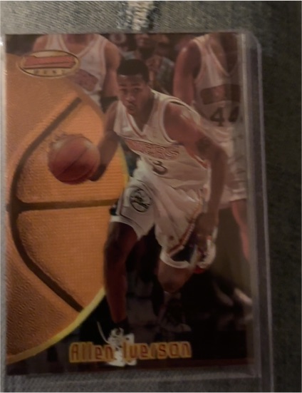 1997-98 Bowman's Best Preview #BBP1 Allen Iverson — front