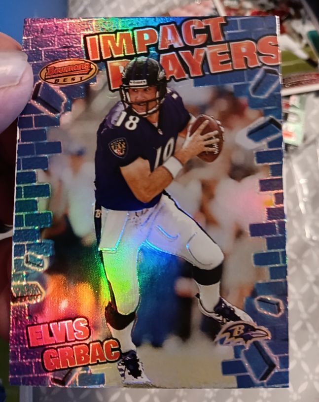 2001 Bowman's Best #IP4 Elvis Grbac — front