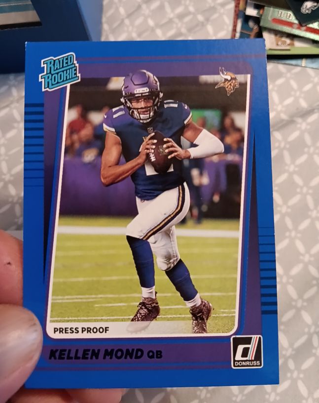 2021 Donruss #256 Kellen Mond Rated Rookie — front
