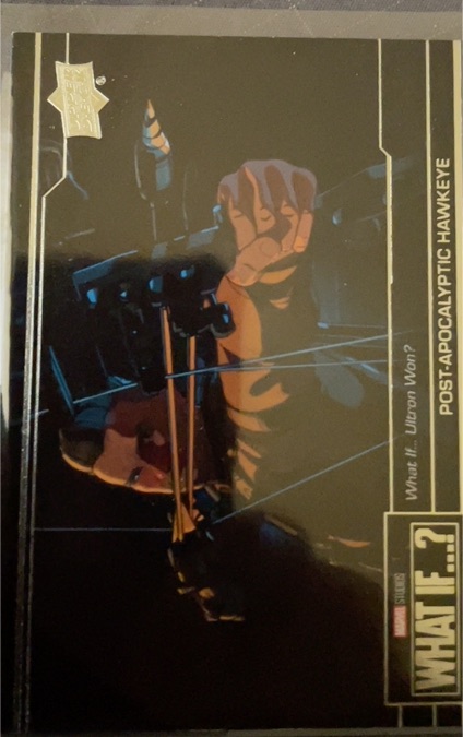 2023 Upper Deck Marvel What If...? #21 Post-Apocalyptic Hawkeye — front