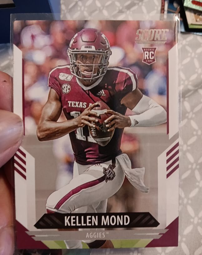 2021 Score #308 Kellen Mond — front