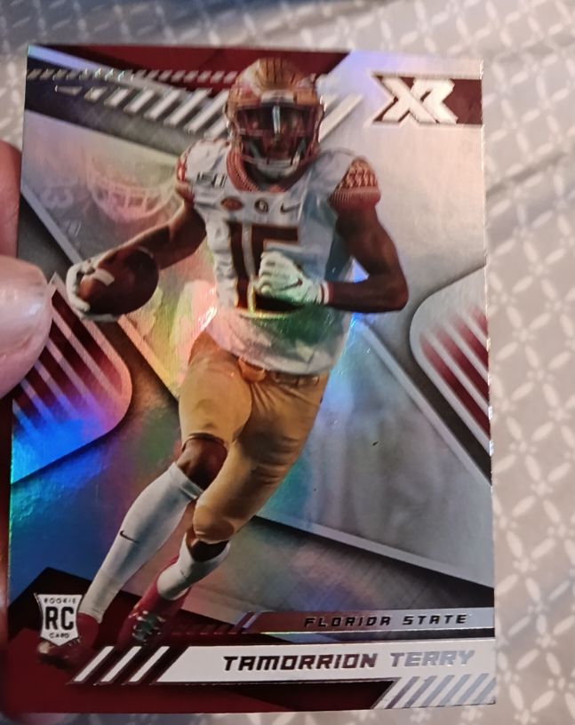 2021 Panini Chronicles Draft Picks XR #195 Tamorrion Terry — front