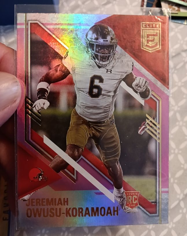 2021 Panini Donruss Elite #161 Jeremiah Owusu-Koramoah — front