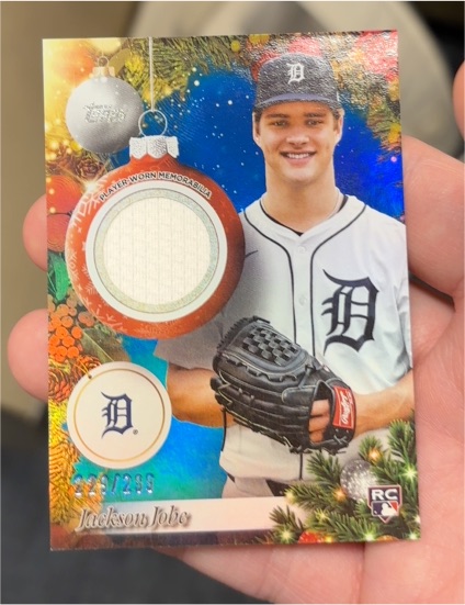 2025 Topps Holiday #PR-JJ Jackson Jobe — front