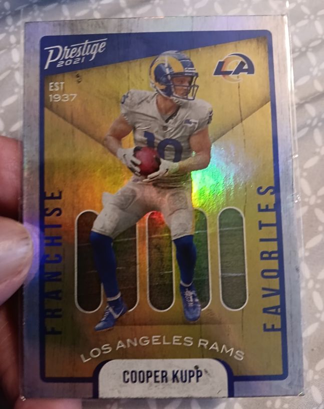 2021 Panini Prestige Franchise Favorites #FF-10 Cooper Kupp — front