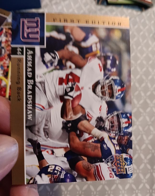 2009 Upper Deck First Edition #99 Ahmad Bradshaw — front