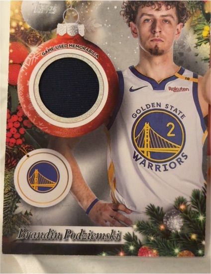 2025-26 Topps Holiday #PR-BP Brandin Podziemski — front