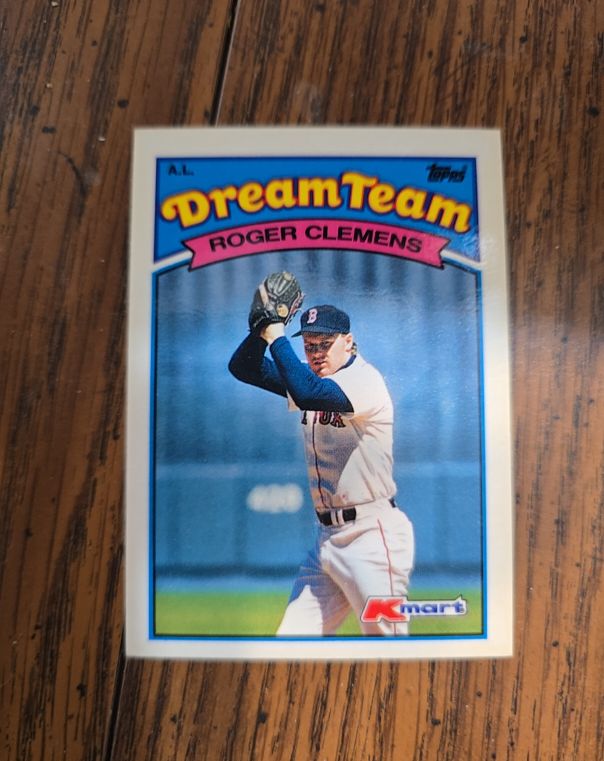 1989 Topps Kmart Dream Team #20 Roger Clemens — front