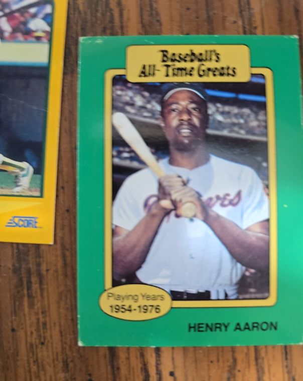 1987 Hygrade Baseball's All-Time Greats #NNO Henry Aaron — front