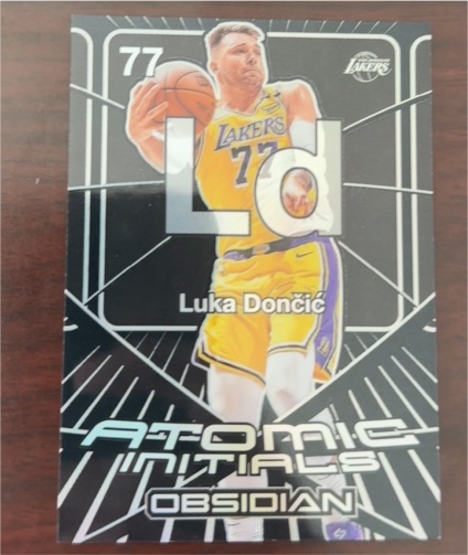 2024-25 Panini Obsidian #77 Luka Dončić — front