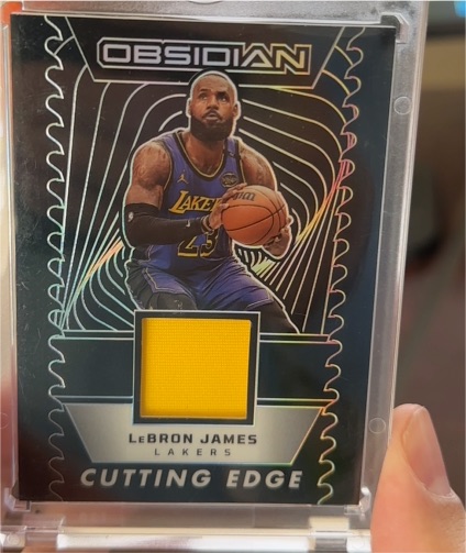 2024-25 Panini Obsidian #CE-LBJ LeBron James — front